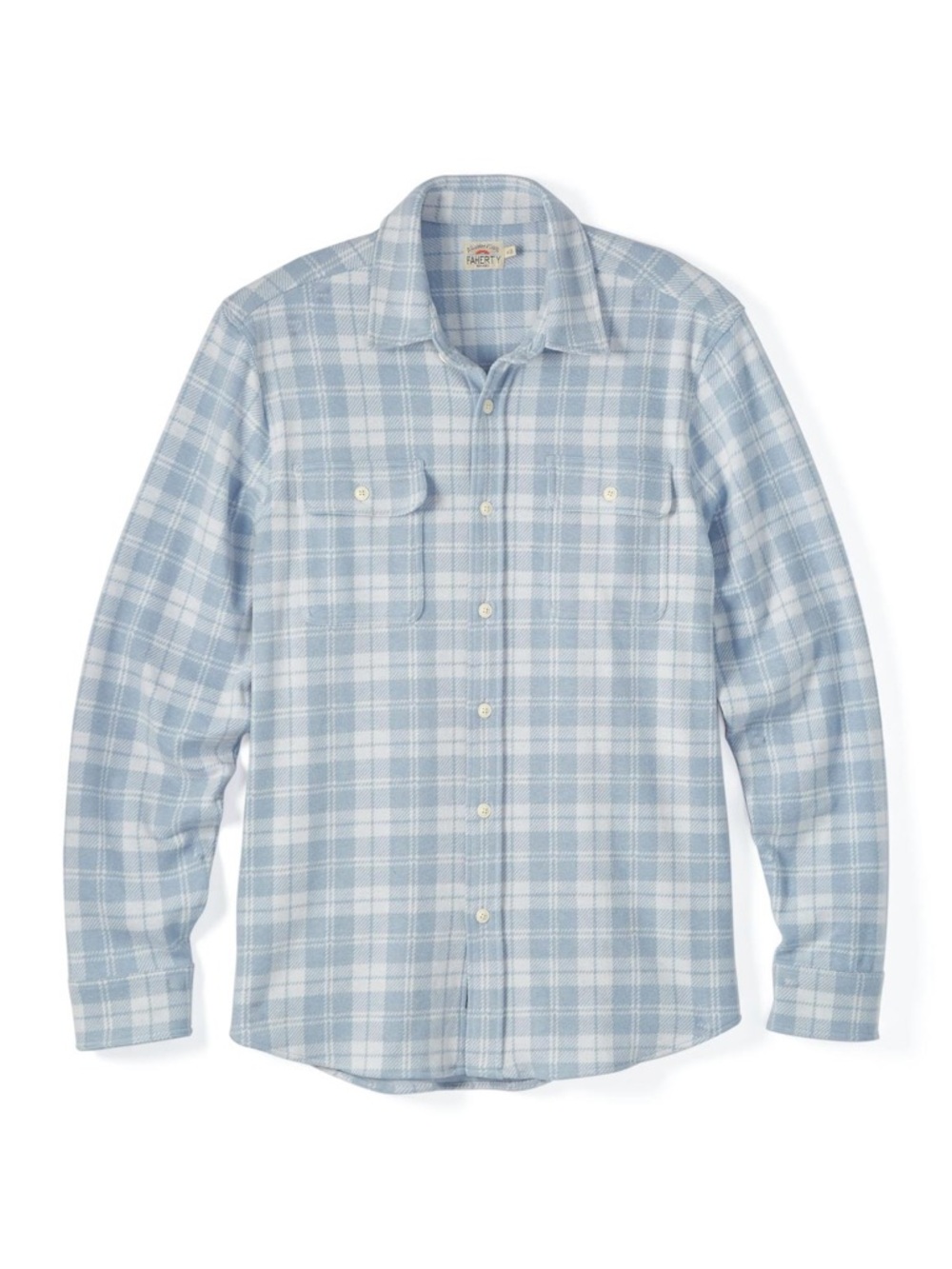 Fatherty Men’s Blue Plaid Button-Up Flannel Shirt XS
